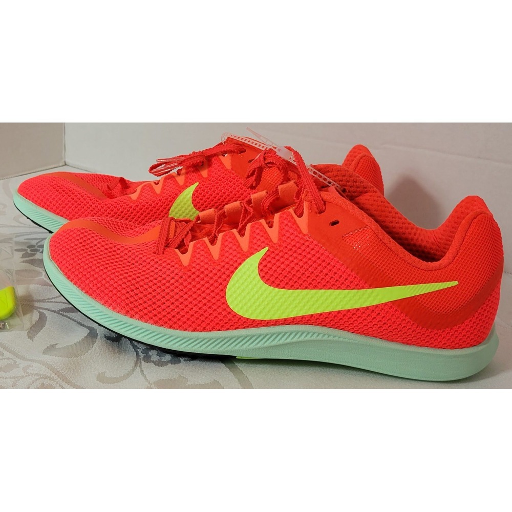 Nike Zoom Rival Distance Track Field Spikes Orange Volt FZ9653-600 Mens 9.5